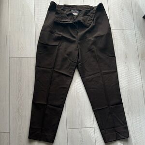 Essentials Dark Brown Trousers